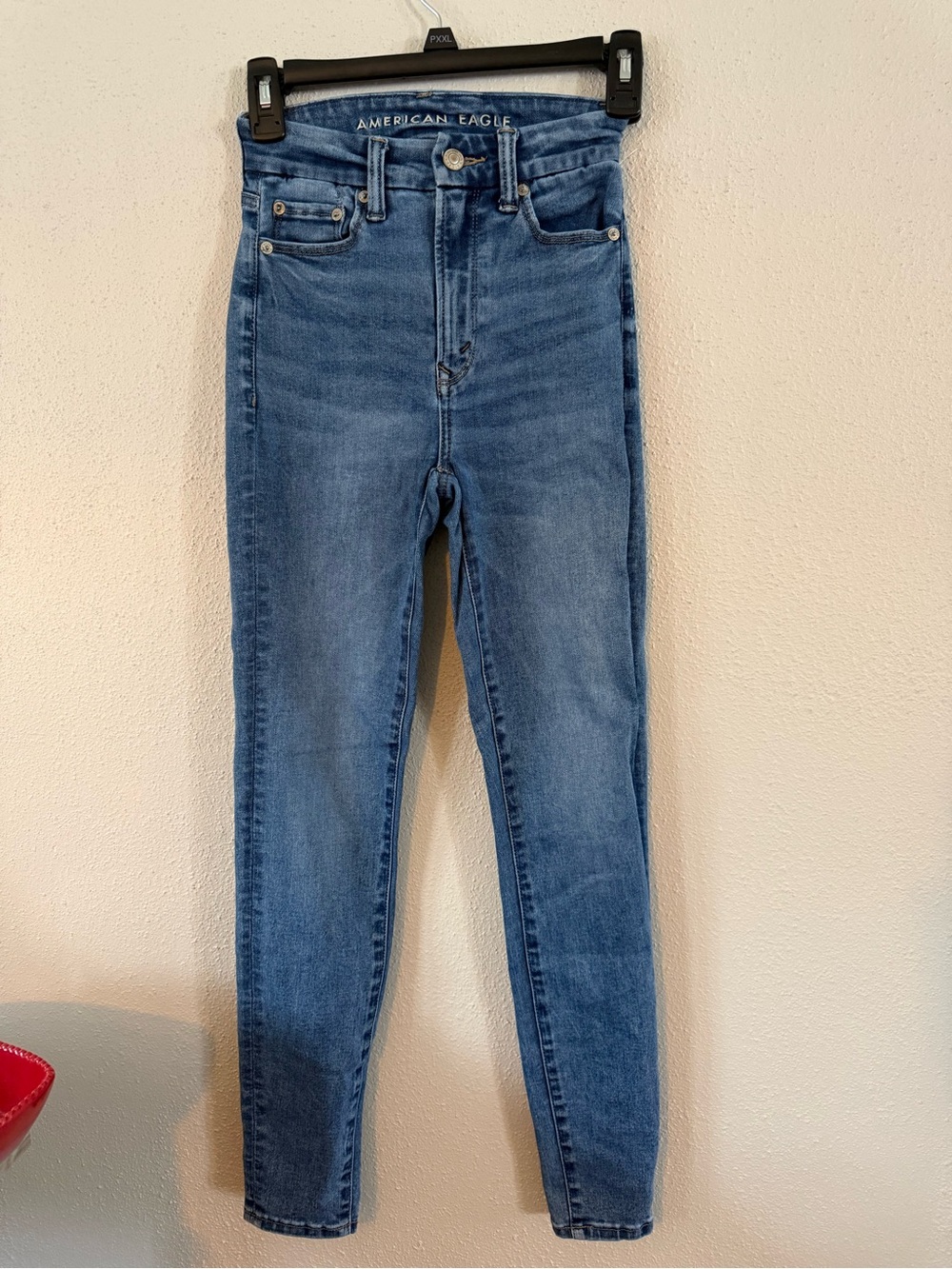 American Eagle Outfitters Mid-Blue High-Rise Jeggings